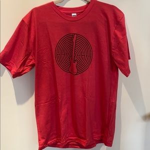 Sting Fan Club Police shirt soft red pink Large